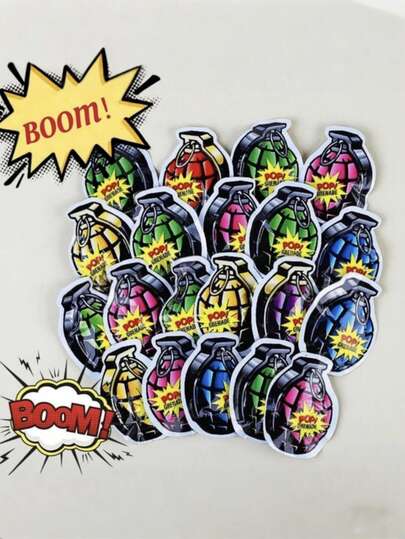 50pcs/100pcs Per Pack, CS Scene, Endless Fun. Throw It Out And It Goes "Bang", Super Relaxing. Suitable For Office Pranks, April Fool's Day Pranks And Classroom Entertainment. It Can Bring Endless Joy To People Of All Ages. Can Be Used As Classroom Rewards/Birthday Gifts/Prison Day Gifts, And Also As Office Stress Relief Toys.