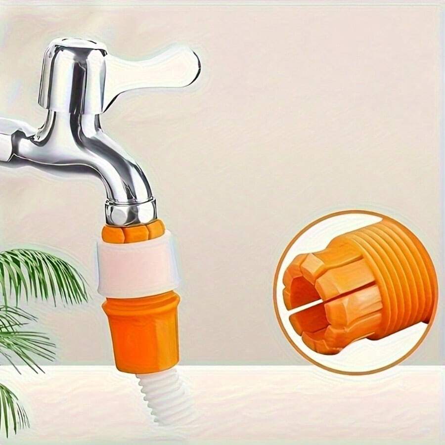1pc Universal Faucet Interface Backflow-Proof Quick Connectors: Enhance Your Garden Watering Experience! - A - View 1