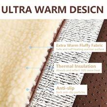 1pc Thick Aluminum Foil Insulation Pet Mat, Soft Warm Aluminum Foil Dog Bed Mat, Outer Plush Warm Layer, Inner Aluminum Foil Paper Insulation, Washable Non-Slip Insulated Cat/Dog Pad - Grey - View 7