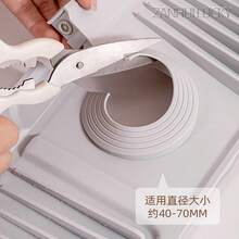 Silicone Faucet Splash Guard, Faucet Water Mat, Extended Silicone Sink Mat, Suitable For Kitchen, Bathroom, Laundry Room, Farmhouse, Bar And RV - Multicolor - View 5