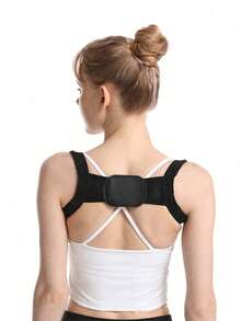 1pc Shoulder Support Band, Chest Muscle Expansion Pushup Shoulder Opener Straight Back Chest Workout Band - M Black - View 16