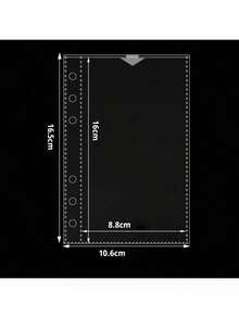 1 Sổ dán trong suốt khổ A6, Sổ bìa lá, Sổ dán, Tờ dán, Album tem, Sổ bỏ túi, Nhãn dán 3D, Sổ dán, Túi đựng ảnh, Bìa sách, Hộp đựng thẻ sưu tầm, Album ảnh, Sổ kế hoạch chi tiêu, Nhật ký, Sổ tay, Văn phòng phẩm - A6 - Xem 9