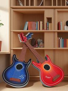 Toy Guitar, Musical Instrument, Birthday Party Gift, Guitar, Holiday Gift, Suitable For Beginners - Multicolor - View 7