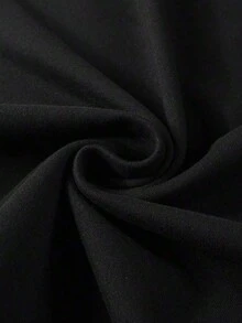 Camiseta De Manga Corta Y Ajuste Slim Para Hombre Con Estampado De Letras - Negro - Ver 2