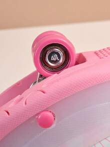 单扣可伸缩轮滑鞋，时尚运动鞋 - 淺粉色 - 查看 8