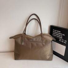 旅行手提袋，大容量防水尼龙单肩包，适合周末短途旅行 - 彩色 - 查看 6