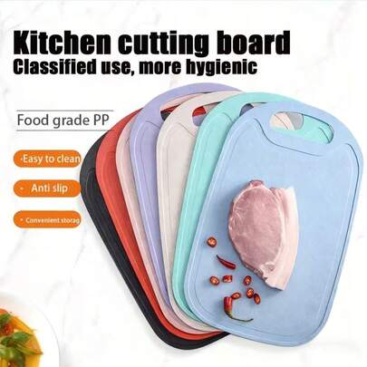 1 chiếc thớt nhà bếp, thớt trái cây, thớt nhỏ, thớt nhựa mini dùng cho rau củ, có thể giặt, chống bám bẩn, dày dặn dễ lau chùi, thiết kế treo, trang trí nhà cửa, thích hợp cho lễ Phục sinh, Ngày của Mẹ, đám cưới, cũng là món quà tuyệt vời nhất.