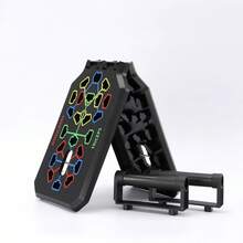 1件装T型多功能俯卧撑支架健身板辅助器，家用健身器材，男女通用，用于锻炼胸肌和腹肌 - A - 查看 8