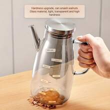 Botol Minyak Kaca Borosilikat, Tersedia dalam Ukuran Besar, Sedang, dan Kecil - Wadah Minyak Dapur Tahan Suhu Tinggi, Anti Bocor, dengan Corong Anti Tetes, Botol Minyak Kaca Tahan Lama, Cocok untuk Memasak dan Memanggang. - MultiWarna - View 9