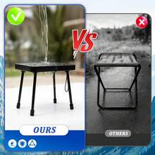 Adult Heavy-Duty Folding Camping Chair - Portable Outdoor Chair With Sturdy Frame And Lightweight Design, Perfect For Hiking, Fishing, And Travel - Ideal Gift For Campers, Camping Gear, Weather-Resistant Fabric - 可折疊手提手提 - 查看 11