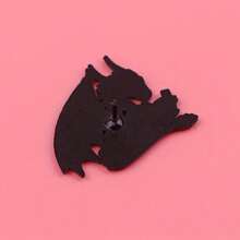 Dragon Reading Book Lover Cartoon Brooch, Enamel Pin, Suitable For Backpack Briefcase Badge, Clothing Accessories Fashion Gift 1 Piece - A - 查看 7