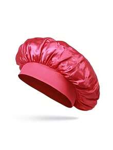 1pc Satin Sleep Cap, Women's Satin Lined Sleep Cap, Soft Elastic Sleep Cap Suitable For Curly Hair - Multicolor - View 13