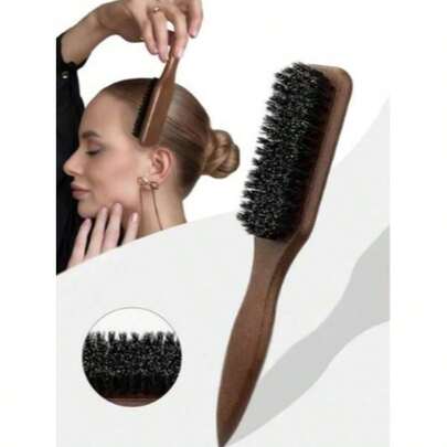 1 pièce Peigne/brosse à barbe professionnel unisexe sans parfum, peigne dégradé de couleur et brosse de nettoyage, outil lisse convenant aux cheveux épais et fins, idéal pour les vacances, la salle de bain, le massage du cuir chevelu, la rentrée scolaire, les voyages, l'utilisation quotidienne, la Saint-Valentin