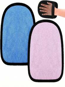 2pcs Sand Removal Gloves, Cleaning Wiping Gloves For Beach, Volleyball - Multicolor - View 7