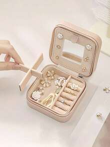 Hộp đựng trang sức du lịch, Hộp đựng trang sức dung lượng lớn, Hộp sắp xếp trang sức, Hộp trưng bày trang sức đa chức năng, Hộp sắp xếp và bảo quản trang sức, Hộp đựng trang sức du lịch xách tay, Hộp quà tặng cho nữ, Hộp đựng trang sức nhỏ gọn, Khuyên tai, Dây chuyền, Nhẫn, Hộp đựng trang sức di động, Hộp đựng trang sức đơn giản cho du lịch và gia đình, Vật dụng cần thiết khi đi du lịch, Vật dụng cần thiết khi đi du thuyền, Vật dụng cần thiết khi đi du lịch, Vật dụng cần thiết khi trở lại trường học, Để đựng nhẫn, dây chuyền, khuyên tai, Món quà hoàn hảo cho phụ nữ - Nhiều màu - Xem 4