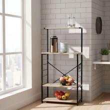 Baker's Racks - ライトウッド - ブラック - チェックする 6