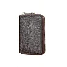 1pc High-Quality PU Leather Mini Card Holder - 22 Slots Name Card Case, Wallet Credit Card Holder, Compact Design, Durable & Fashionable, Unisex - Single Piece - View 11