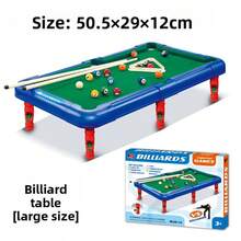 Mini Children's Toy Pool Table, Small Billiard Table, Educational Tabletop Game, Parent-Child Interactive Toy, Develops Thinking And Hands-On Ability - Multicolor - View 14