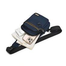 New Nylon Chest Bag, Fashion One Shoulder Crossbody Bag, Large Capacity Cycling Chest Pack, Phone Pouch, Gift For Women, Women's Crossbody Bag, Wallet, Men's Chest Bag - Multicolor - View 10