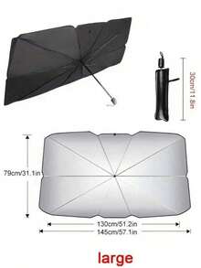 Stay Cool And Protected With 1pc Car Sunshade For Summer - Multicolor - View 11