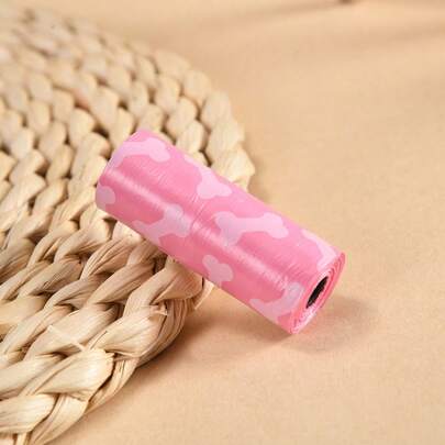 150/75/45pcs Bone Pattern Pet Waste Bags, Thick Disposable Pet Cleaning Bags