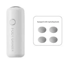 New Cylindrical Electric Foot File USB Pedicure Device, 2-Speed Adjustable, Stainless Steel Grinding Head, For Home/Foot And Hand Care, Foot, Hand, Multi-Function Beauty Tool, Battery Capacity: 500mAh - Multicolor - View 12