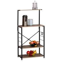 Baker's Racks - ライトウッド - ブラック - チェックする 8