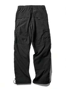 Pantalones tácticos de otoño masculino pantalones tácticos de otoño masculino entrenamiento al aire libre de primavera y otoño campo bolsas de ropa de trabajo de cercanías pantalones tácticos de montañismo pantalones tácticos de otoño masculino bolsillos múltiples - Negro - Ver 2