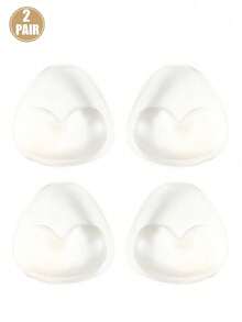 1/2 Pairs Reusable Double-Sided Adhesive Push Up Bra Pads - Sticky Bra Pads With Padding For Dresses, Bikinis - Multicolor - View 11