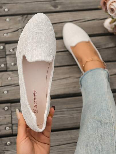 Zapatos de interior con slip-on para adolescentes, zapatos casuales de moda con slip-on para uso al aire libre para adolescentes