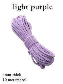 10m Hilo de algodón colorido DIY | Material de tejido para llaveros de espiral y adornos de mochila | Suministros para hacer joyas a mano | Regalo completo para el Día de San Valentín - hilo de algodón - Ver 10