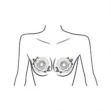 10pcs Sexy Collarbone Temporary Tattoos, Mandala & Butterfly Patterns, Multi-Purpose Body Art Stickers, Waterproof & Easy To Remove - Multicolor - View 3