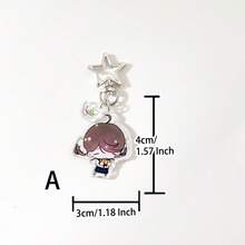 1pc Original Acrylic Clover Keychain, Cute Hand-Painted JK Style Accessory, Casual Fashion Friendship Gift, Suitable For Parties, Schools, Companies, Presents For Girlfriend - Multicolor - View 8