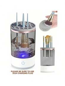 Automatic Brush Cleaner Makeup Brush Cleaning Fast Clean Dryer - 1 - Xem 4