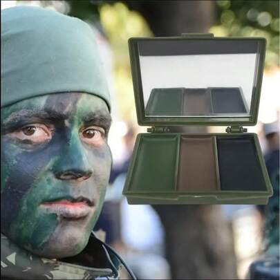 5 colores de pigmentos de pintura a base de aceite de camuflaje, alta saturación, adecuados para Halloween, Navidad, fiestas, exposiciones, creación artística, temporada de regreso a clases