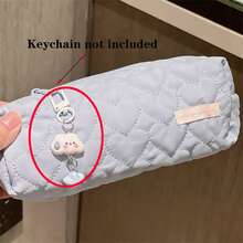 1 Piece. Sea Salt Heart-Shaped Pencil Case/Box. , Cute, High-Value Student Pencil Case, Japanese Style, Large Capacity, Stationery Storage, Makeup Bag, Student Stationery, Back-To-School Gift.Pencil Case. - Sea Salt Heart-shaped Pencil Case - View 10