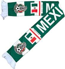 Bufanda para fanáticos de la Copa Mundial de Fútbol 2026, bufanda de fútbol del equipo nacional con banderas y emblemas de campo - Katar - Ver 1