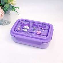 1 Hộp cơm bento kèm thìa - Hộp đựng thức ăn di động 2 ngăn màu hồng dễ thương, thích hợp cho cắm trại, văn phòng và du lịch ngoài trời, dễ rửa bằng tay, thiết kế hình vuông, họa tiết hoạt hình, phù hợp cho nhiều dịp lễ hội. Có thể dùng ở nhà để đựng đồ ăn mang đi học, làm hộp đựng trái cây, hộp cơm trưa, hộp cơm bento. Món quà hoàn hảo. - Nhiều màu - Xem 15