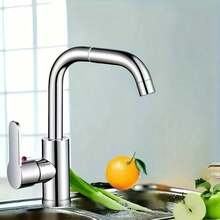 Kran Dapur Fleksibel Putar 360° - Kran Mixer Panas dan Dingin Pegangan Tunggal dengan Permukaan Mengkilap. Termasuk Inti Katup dan Perangkat Keras Pemasangan. Ideal untuk Wastafel Dapur Modern, Kamar Mandi, dan Ruang Rias; Aksesori Penting untuk Rumah Kontemporer dan Pilihan Sempurna untuk Proyek Renovasi Rumah. - MultiWarna - View 7