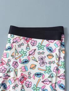 Disney 3件套迪士尼卡通涂鸦印花男士内衣，松紧腰带男士平角内裤 - 彩色 - 查看 4