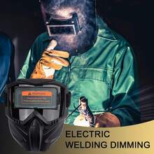 Automatic Dimming Full-Face Welding Mask With Thermal Imaging Function, Split-Type Ventilation Design, High-Temperature Resistance And Anti-Glare Protection, Suitable For Industrial And Automotive Repair Welding Equipment. - A - View 2
