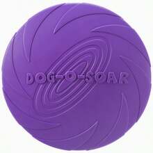 1pc Colorful Durable Dog Toy Flying Disc, Outdoor Game Training Interactive Supplies For Puppy - Multicolor - View 24