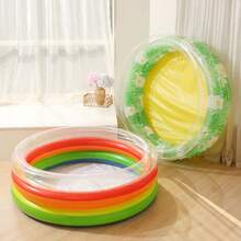 Inflatable Portable Foldable Simple Swimming Pool, Multifunctional Pool For Summer, Suitable For Indoor And Outdoor Inflatable Pool - Multicolor - View 5