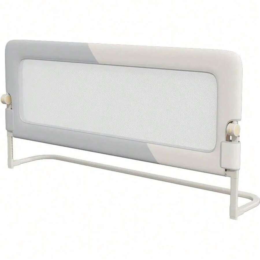 Barandillas de cama regulables para camas infantiles, 1,8 metros, color gris, estampado . - Negro - Ver 1