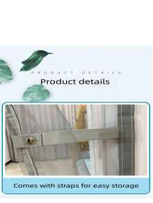 Magnetic Mesh Screen Door, Automatic Anti-Mosquito Anti-Insect Curtain, Summer Mosquito Net Curtain - Open the Gray Curtain - View 9