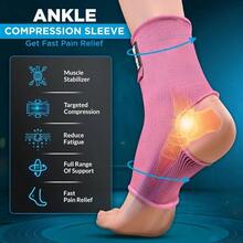 Women, Men, And Youth - Plantar Fasciitis Brace, Ankle Support Brace Men, Workout And Sports Ankle, Stability And Support In All Activities - 粉紅色 + S / M(女款 4.0 - 6.5/ 男款 3.0 - 5.5) - 查看 4
