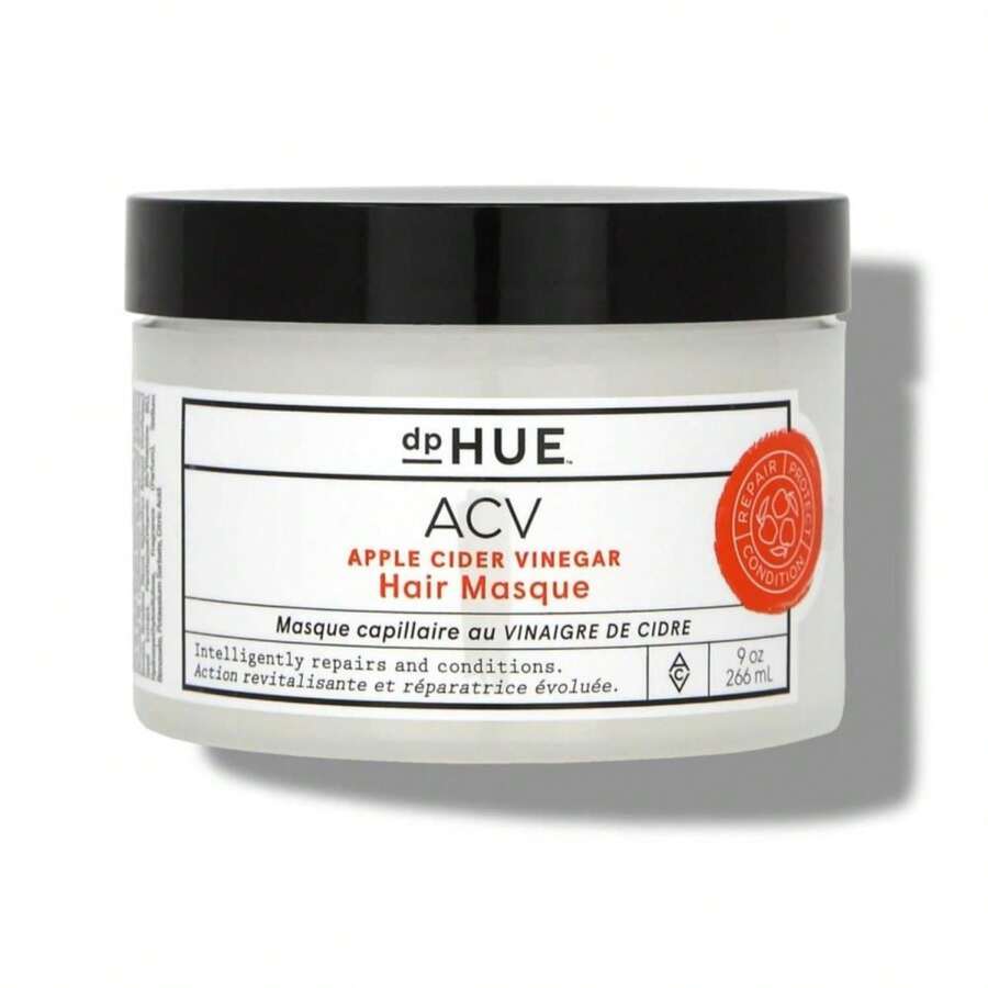 DpHUE Apple Cider Vinegar Hair Masque, 9 Oz - Deep Conditioning Treatment For Dry, Damaged, Color-Treated Hair - Made With Avocado, Rosehip &Amp; Coconut Oils - White - 查看 1