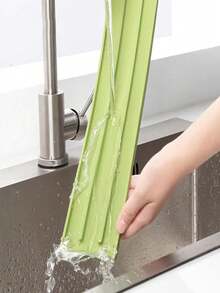 1件/2件装硅胶厨房用具沥水垫 - 带槽盖收纳架，防滑台面整理架，可放置勺子、盖子和餐具，多功能炉灶勺架，经久耐用，易于清洁，厨房收纳整理 | 现代厨房用品 | 耐用硅胶材质，碗碟沥水垫，台面沥水垫，厨房台面垫，厨房台面沥水垫 - 彩色 - 查看 5