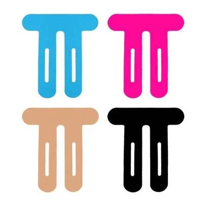 10pcs Kinesiology Tape For Knees, Elastic Patches Breathable Precut Knee Athletic Tape, Breathable Knee Tape, Athletic Tape Provide Support & Stability For Running