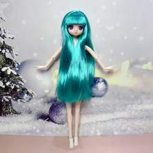 11.81英寸动漫风格时尚BJD娃娃，关节灵活 - 完美可爱蛋糕造型收藏品，可定制BJD娃娃，精致的生日、新年、复活节、圣诞节礼物 - 彩色 - 查看 18